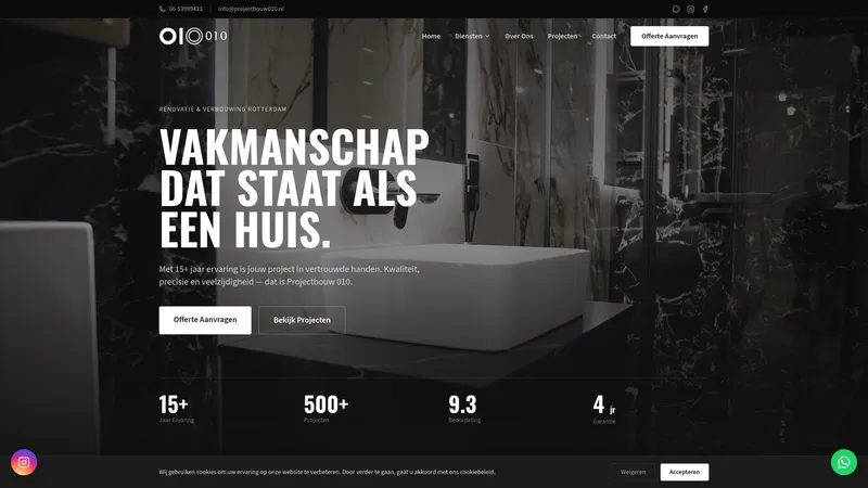 Website van Projectbouw010