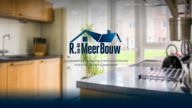 Website van R. VAN DER MEER BOUW