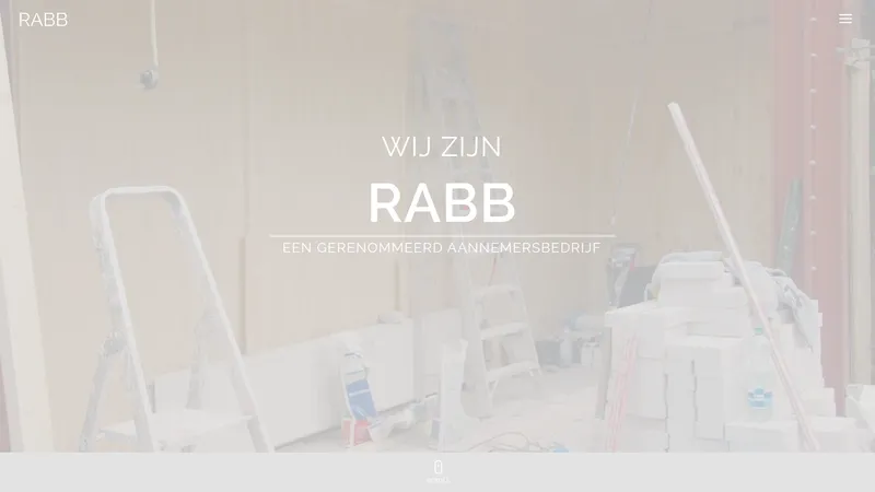 Website van Rabb Bouw