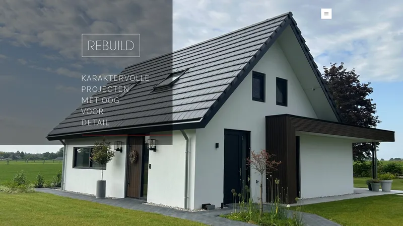 Website van Rebuild Groep B.V.