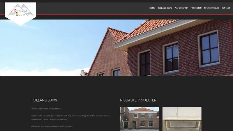 Website van Roeland Bouw