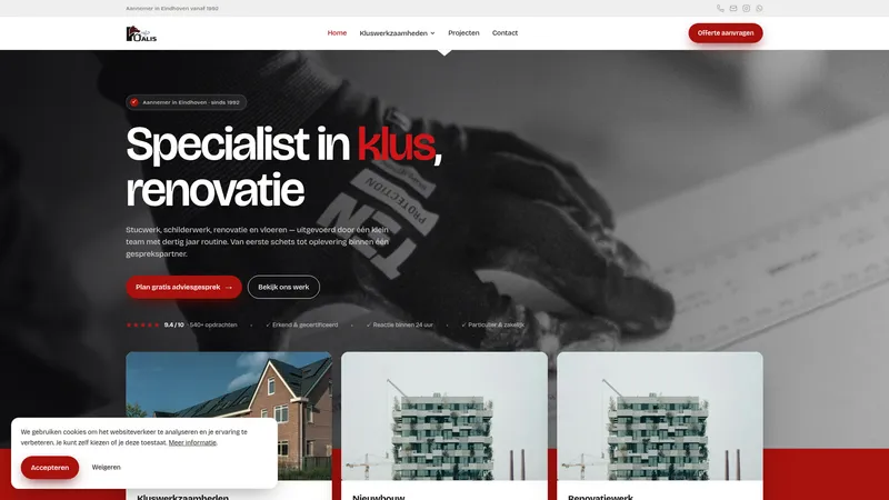 Website van Rualis