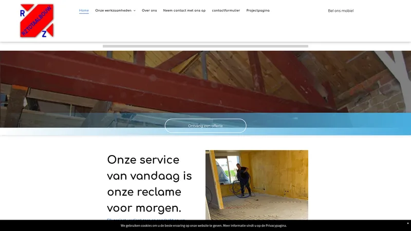 Website van RZtotaalbouw