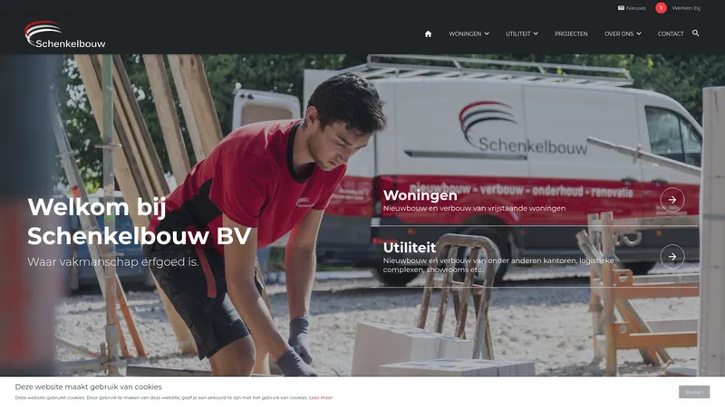 Website van Schenkelbouw BV