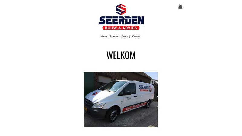 Website van Seerden Bouw & Advies
