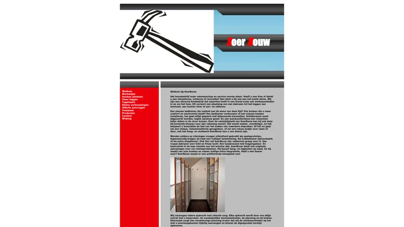 Website van Soer Bouw