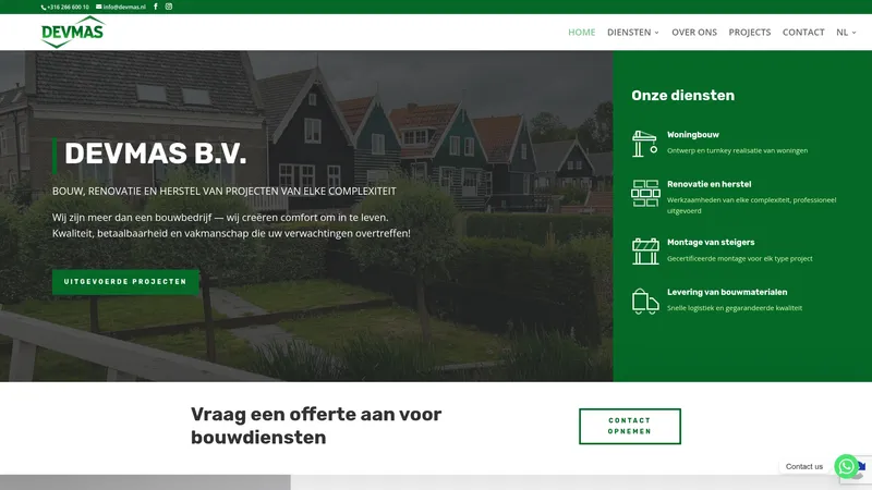 Website van Steenwijk
