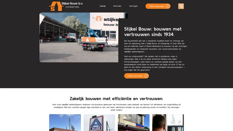 Website van Stijkel Bouw