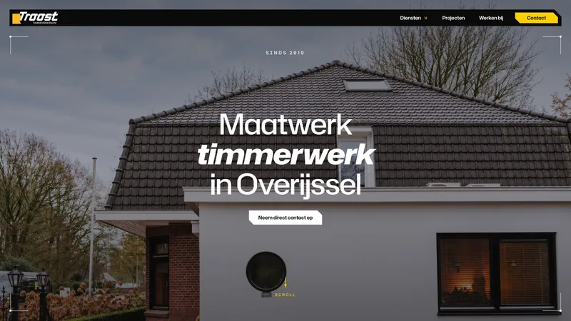 Website van Troost Timmerwerken