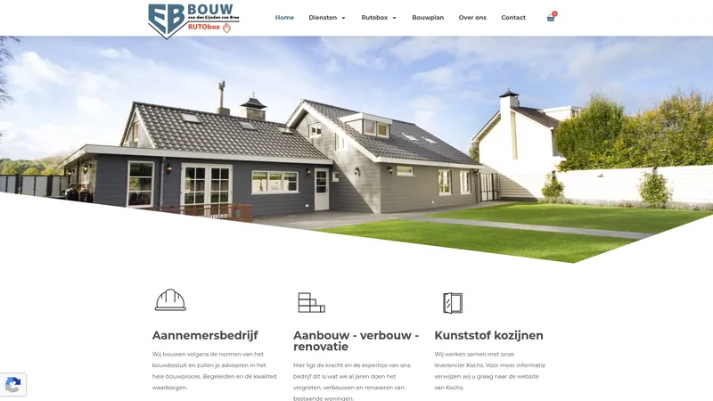 Website van Van den Eijnden-Van Bree Bouw V.O.F.