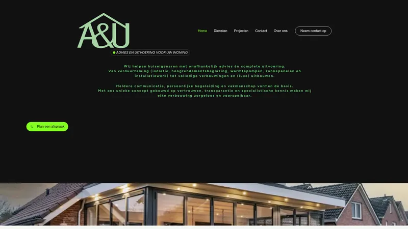 Website van vdMeijden Advies & Uitvoering