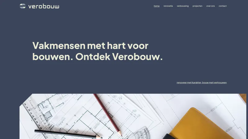 Website van Vero Bouw- & Interieurwerken