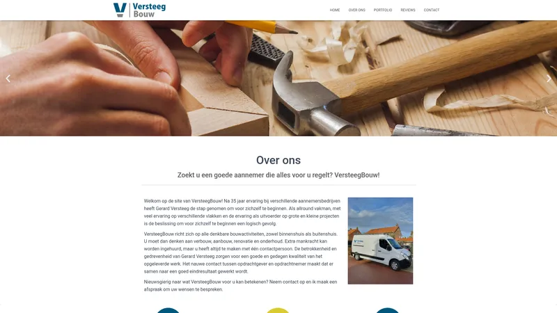Website van VersteegBouw