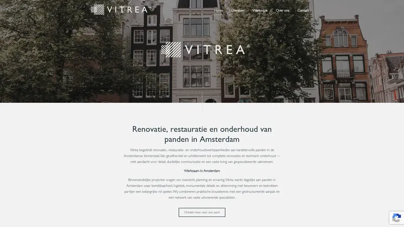 Website van VITREA ® | Bouw- en aannemingsbedrijf