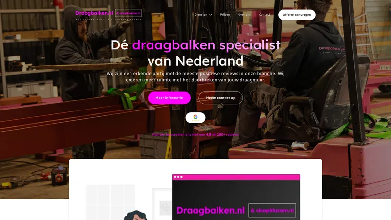 Website van wit innovatie
