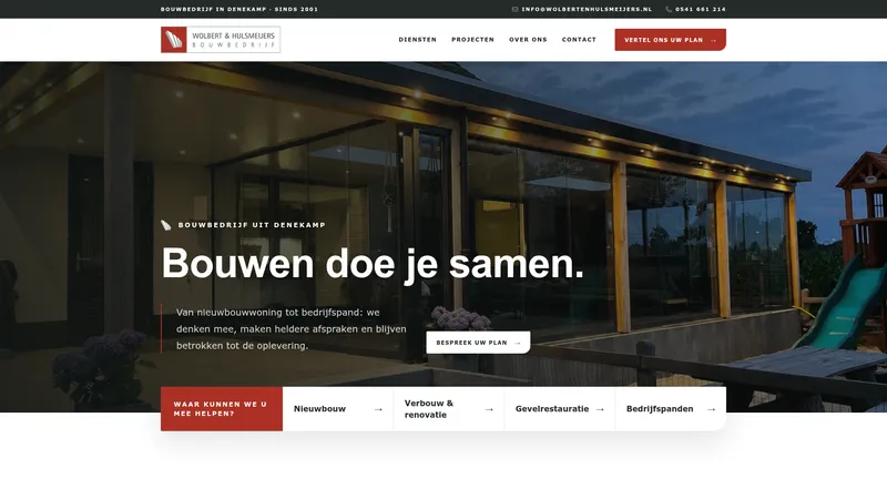 Website van Wolbert en Hulsmeijers